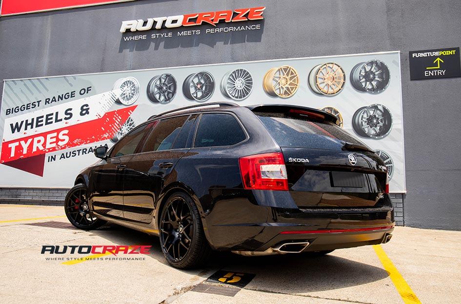 SKODA OCTIVIA RS M SPEC MATTE BLACK